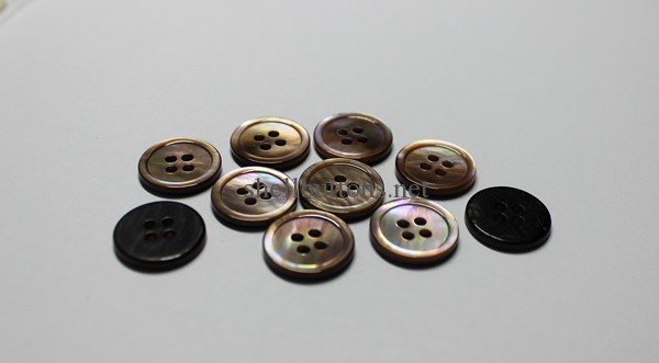 brown mother of pearl buttons wholesale