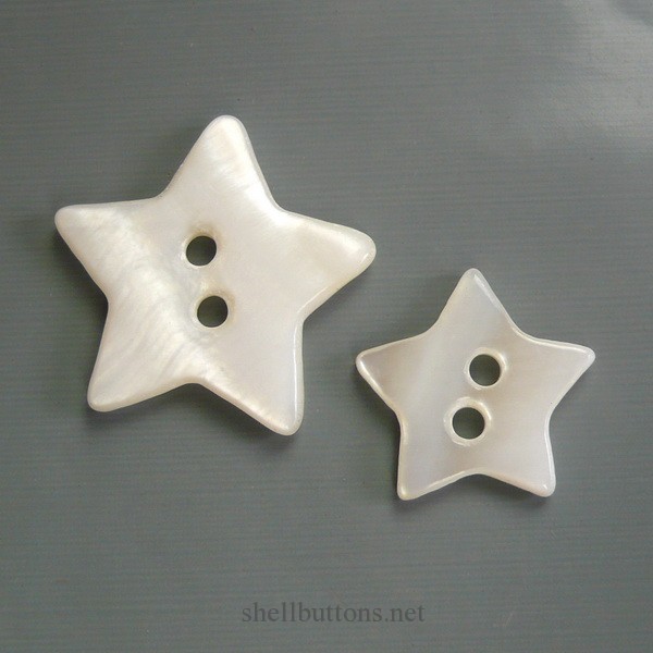 five star River shell buttons