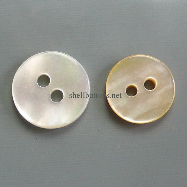 single white mother of pearl buttons plat plane