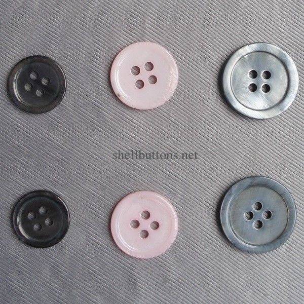 dyed color shell buttons wholesale
