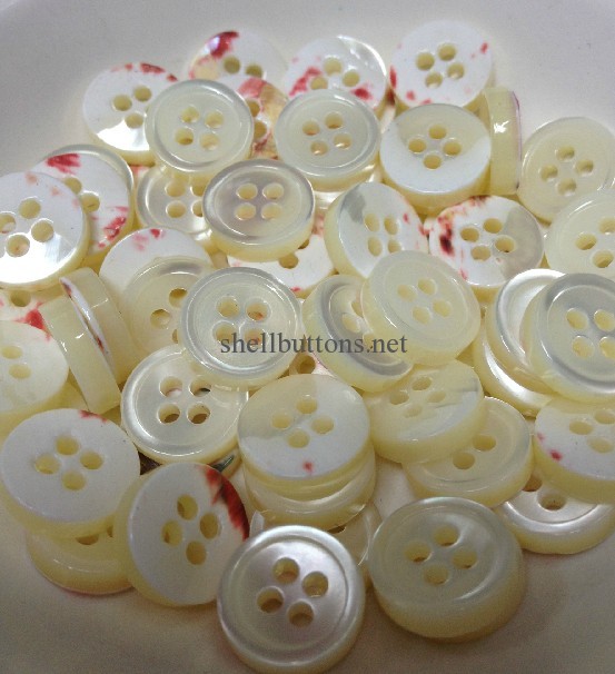 3mm thickness trocas shell buttons wholesale