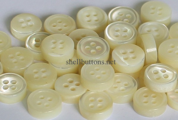 4mm thickness trocas shell buttons wholesale