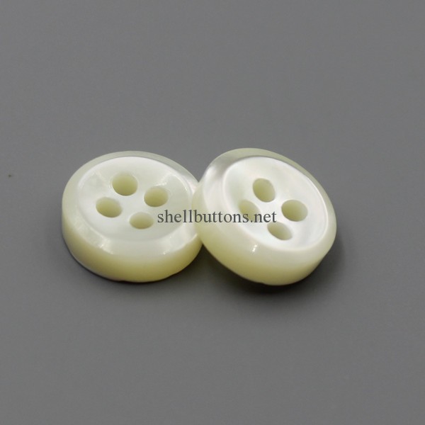 Trocas shell buttons with Concave Face