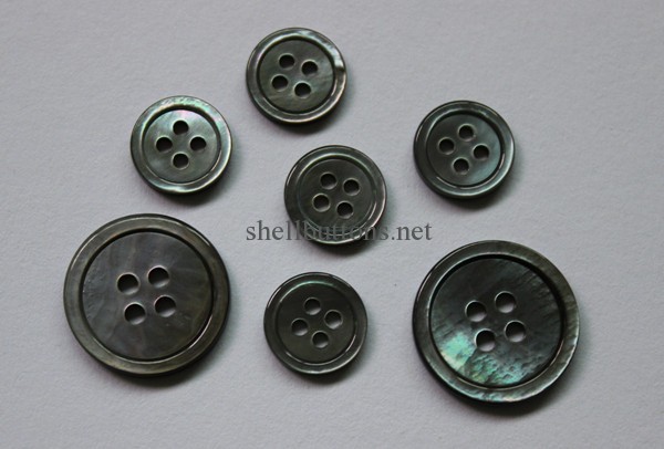 grey mother of pearl suit buttons wholesale