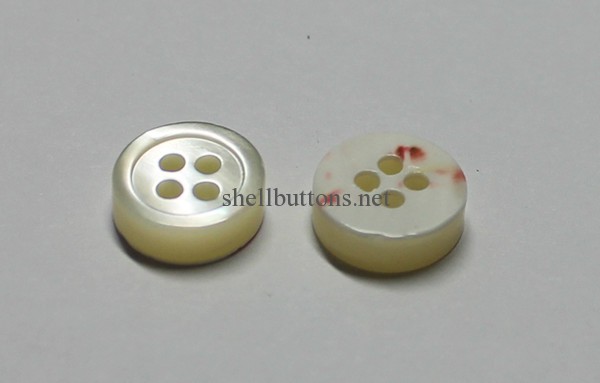 4mm thick trocas shell buttons wholesale