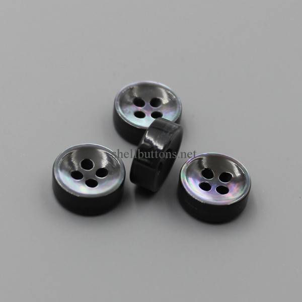 smoke MOP buttons with concave face