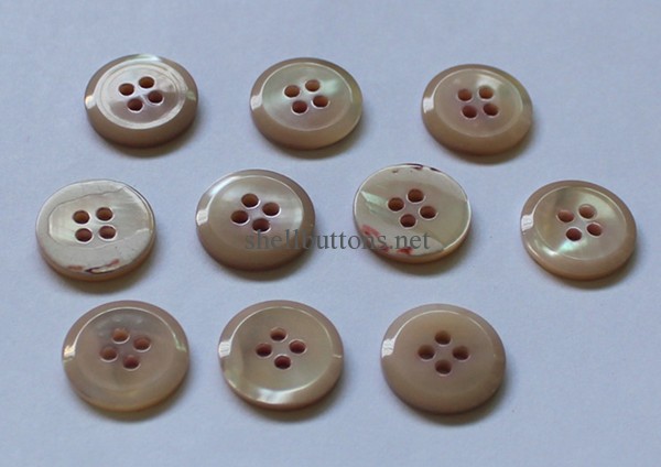 pink colored trocas shell buttons wholesale