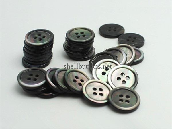black mother of pearl buttons