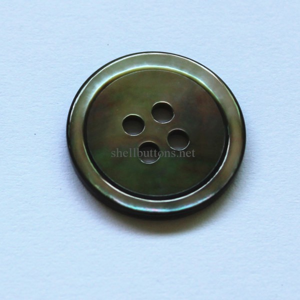 mother of pearl buttons black 20mm