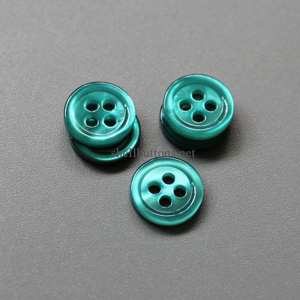 dyed color real mother of pearl shell buttons