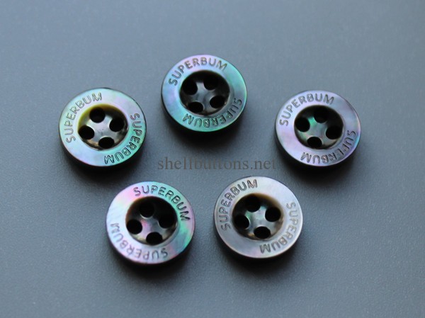 black shell buttons wholesale