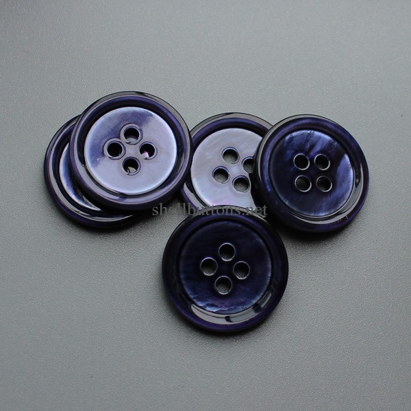 blue 4 hole mop buttons blue mother of pearl buttons