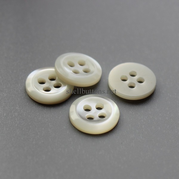 white shell buttons trocas shell buttons 10mm for shirts