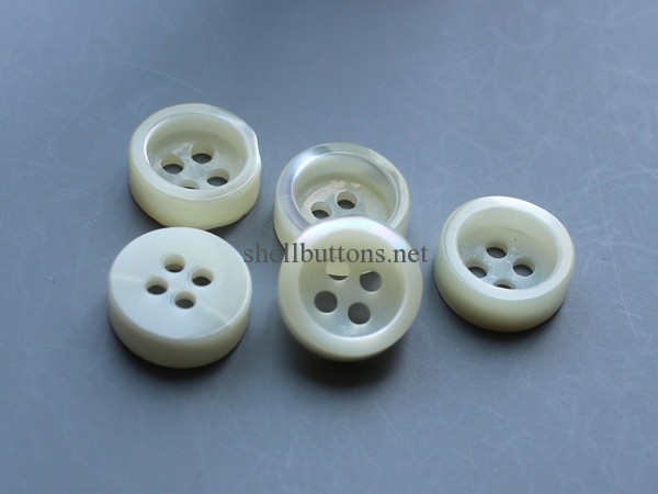 Genuine trocas shell buttons 4mm 5mm thick
