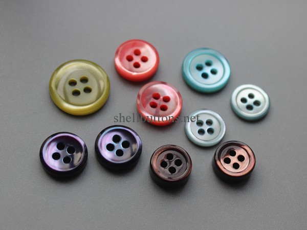 dyed trocas shell buttons bulk