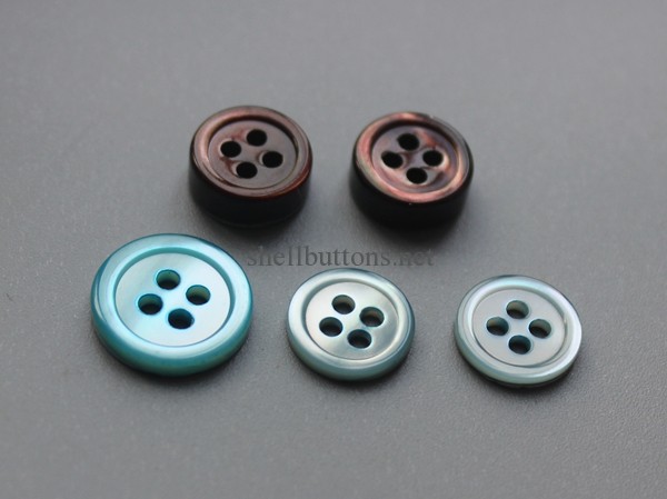 dyed trocas shell buttons bulk