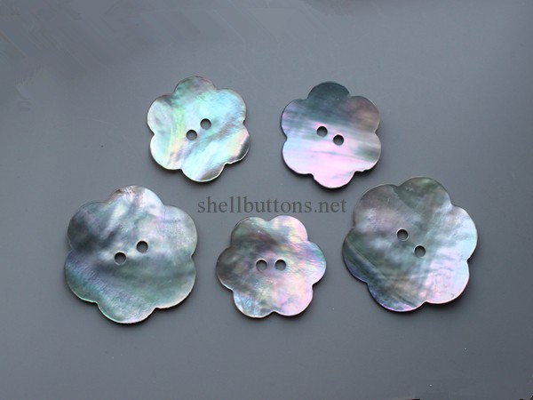 flower shape shell buttons wholesale