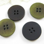 4 holes flat corozo buttons wholesale