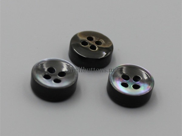 11mm grey mother of pearl buttons