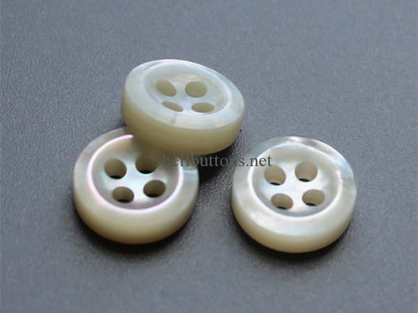 concave face mother of pearl mop shell buttons