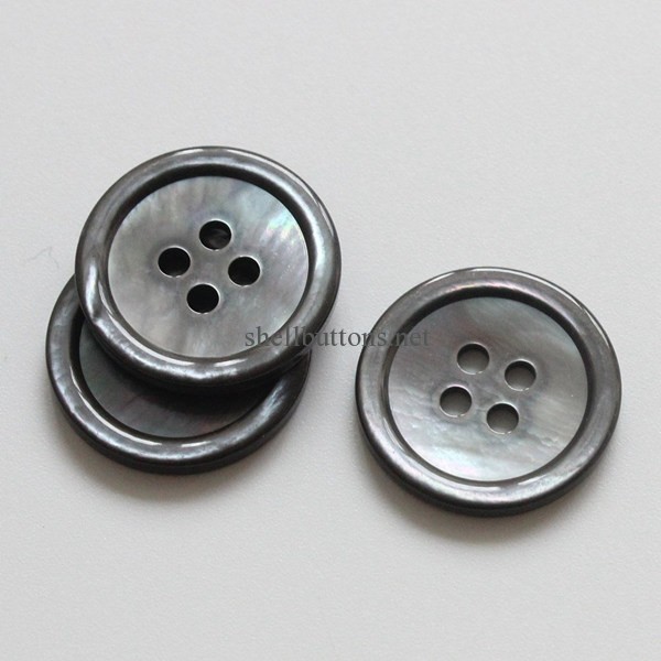 YaHoGa® Genuine Smoke Mother of Pearl Buttons Bulk